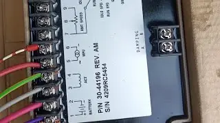 Speed control Card setting|EFC Card|Engine Speed control card Cummins 855 #Efc #cummins