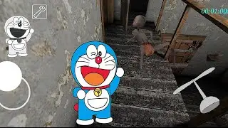 Playing As Doraemon In Granny House 1 #granny #grannymodmenu