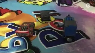 Lightning McQueen crash toys