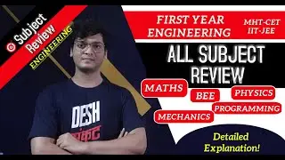 First Year Engineering Syllabus Discussion | Foundation Course | All subjects