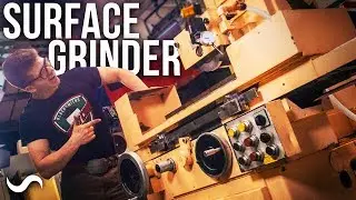 New Workshop Addition!! SURFACE GRINDER - Unloading/installing/overview!