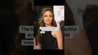 the top 10 most beautiful actress in the world by votings