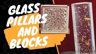 #glasstile #brickwork #decorationideas                                        GLASS BLOCKS | PILLARS
