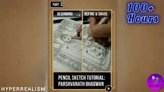 100 HOURS. ONE SKETCH. Parshwanath Bhagwan Timelapse| Jain Art Drawing Step-by-step@youtubecreators 