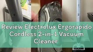 Review Electrolux Ergorapido Cordless 2-in-1 Vacuum Cleaner with High Suction Power and 180-Degree E