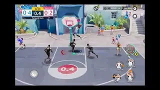 Геймплей Dunk City Dynasty 3v3 | Я был не очень хорош в защите | Но я сделал данк!