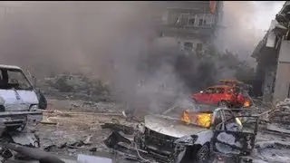 Car bomb kills dozens near Syrian government headquarters