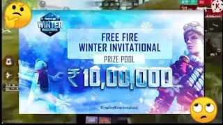 FREE FIRE WINTER INVITATIONAL PRIZE POOL10 LAKH! HOW TO GET ₹1000000 WINTER INVITATIONAL PRIZE POOL