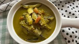 Green Sardine curry | Tarlyanche Green kodi | Sardine recipe | seafood | cocinanispolina 
