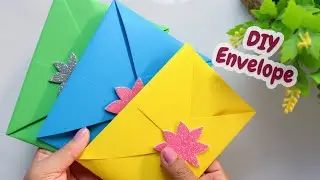 How to Make a Beautiful Paper Envelope | Easy DIY | Crafts By WS