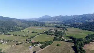 Aerial view of Napa Valley, California in 4K  | Free Stock Video