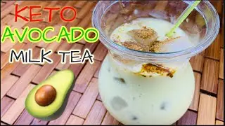 SUGAR FREE AVOCADO MILK TEA ONLY 3 G.NET CARB | CREAMY AND TASTY 😋