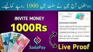 Earn 1000 Rs Online with SadaPay | Easy Method 2025 | Make Money Online in Pakistan 
