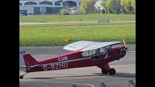 Gloucester Staverton Airport on a busy Saturday.