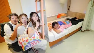TINGGALIN ZAINAL DI HOTEL MINI!! DIA SAMPAI PULANG SENDIRIAN!!