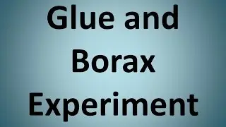 Glue and Borax Experiment