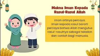 Video Ajar Materi Beriman Kepada Rasul Allah Kelas 4 Tugas Akhir Modul 3