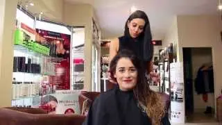 Detangling wet or dry hair without tugs or pulls with Tangle Teezer at simplymytime.com
