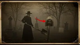 1885 Cemetery Photo Seems Quiet &mdash; Until You Magnify the Gravedigger's Shovel