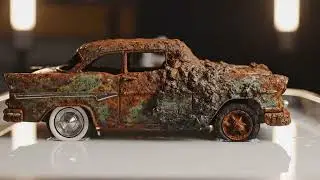 Extremely Skill Rust Removal - Restoring a Heavily Rusted Toy Car