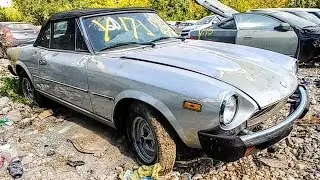 1979 Fiat Spider 2000 Pininfarina Junkyard Find