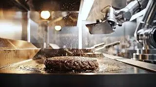 Inside a High-Tech Factory Making a Giant Burger