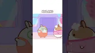 Molang Aur Piu Piu Ki Bike Ride #molang #cartoonforkids #shorts #shortsfeed #funnycartoon