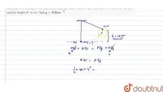 Calculate the velocity of the bob of a simple pendulum at its mean position if it is able to
