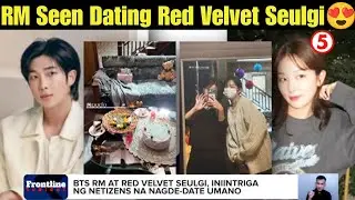 BTS RM Spotted Dating Red Velvet Seulgi 😍 Namjoon GF is Seulgi 🥰 BTS RM Girlfriend Confirmed #bts 