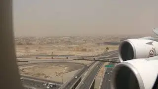 *Go Around* A380 Emirates at Dubai