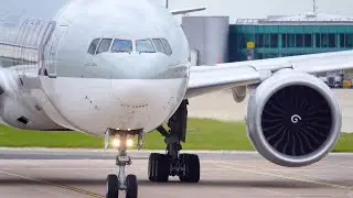 (4k) UP-CLOSE Aviation Action at Manchester Airport! - The Airport Pub