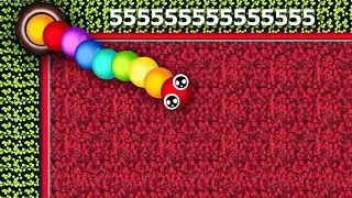 WOW🐍AGIAN  PRO KING RAINBOA🌈TELIPORT FORM ANOTHER SERVER HERE 🐍BEST EPIC SNAKE IO GAMEPLAY 🐍#snakeio