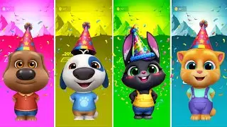 Talking Tom Friends 🎉Birthday Party | Tiles Hop 🎶  Coffin Dance Song Cover | Episode 52