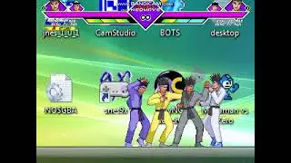 [MUGEN] a survival run on a screenpack i made, using only KFM and KFM720