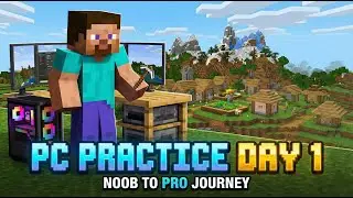 🔴 SKY IS LIVE &ndash; MINECRAFT Keyboard and mouse Practice Day 1 🔴
