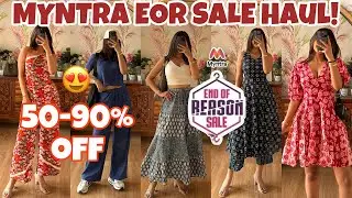 HUGE MYNTRA EOR SALE HAUL!😍13 Affordable & Trendy Trousers,Kurtis,Kurta Sets || Rupal Yadav #myntra