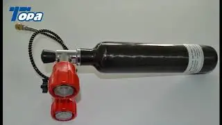 topa 300 bar 4500 PSI high pressure air tank  air cylinder for pcp air rifle paintball ball air tank