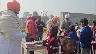  Distribution Woolen Clothes for Student Rabbi Pathshala Nirmal Kutia Karnal 12-1-2026