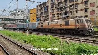 India's Only Push - Pull Technology Rajdhani Express | NIKHIL 'S RAIL WORLD 
