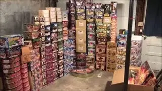 HUGE 2018 $4000+ Fireworks Stash Complete