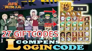 AFK Ninja New 27 Giftcodes | AFK Ninja 27 Active Codes - Naruto RPG Free VIP10 Android iOS