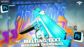How to Make Warzone Thumbnail in Mobile | COD | Liquid Melting Text Effect Tutorial | Visual OG