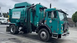 Peterbilt Amrep Garbage Truck (truck sounds, action, etc.) - Garbage Man POV