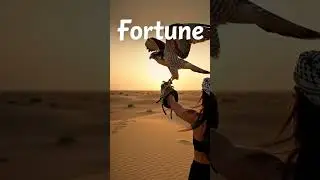 Dubai Falconry: Sunset Magic 🦅🌇 (replace Dubai with actual location if known)