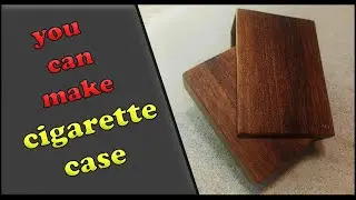 make wooden cigarette case / diy