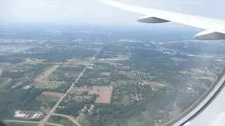 Holland to GRR Descend Landing Airbus 320