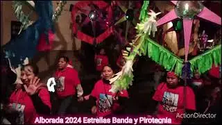 ALBORADA 2024 AL ARCÁNGEL SAN MIGUEL CON ESTRELLAS, BANDA Y PIROTECNIA 🎉🎊🎉👍👏💥🌟🎇🎶😃⭐