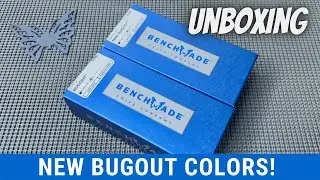 DOUBLE BENCHMADE BUGOUT UNBOXING! (New Colors)