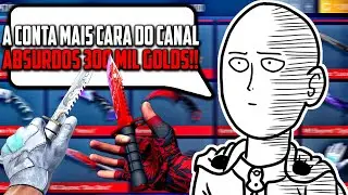 CONTA DE 300 MIL GOLDS ESSA É A CONTA MAIS CARA DO CANAL | ROG PHONE 6 165 FPS - STANDOFF 2