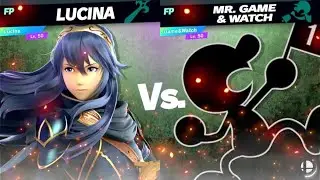 Super Smash Bros Ultimate Amiibo Fights 3pm Poll Lucina vs Mr Game&Watch